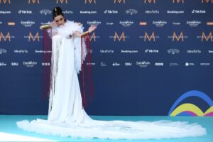 Blanca Paloma eurovision, eurovision, eurovision 2023, vivaeurovision, viva eurovision, Blanca paloma alfombra turquesa eurovision