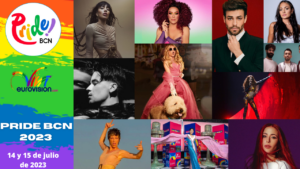 Pride Barcelona, pride Barcelona 2023, pride bcn, pride, Benidorm fest, beniform fest 2023, vivaeurovision, viva eurovision, eurovision